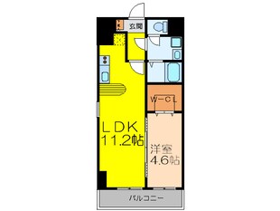 フォレシティ新栄の物件間取画像